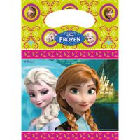 Frozen thema feestzakjes 12x stuks