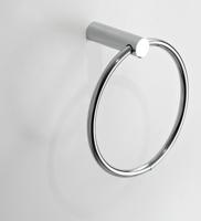 Handdoek ring Ida | Wandmontage | 15.6 cm | Chroom