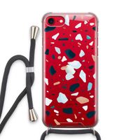 Terrazzo N°13: iPhone SE 2020 Transparant Hoesje met koord