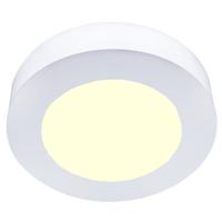 LED Downlight Slim Pro Rond 6W - Warm Wit 3000K - Mat Wit Kunststof