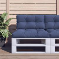 VidaXL Palletkussen 70x40x12 cm oxford stof marineblauw