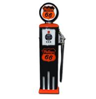 Phillips 66 8 Ball Elektrische Benzinepomp Met Voet - Oranje & Zwart - Reproductie Phillips 66 8 Ball Elektrische Benzinepomp Met Voet - Oranje & Zwart - Reproductie