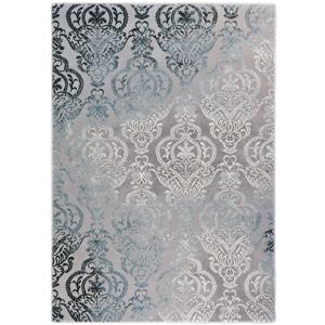 Vintage Vloerkleed Thema 23014-953 Grijs-Blauw-120 x 170 cm