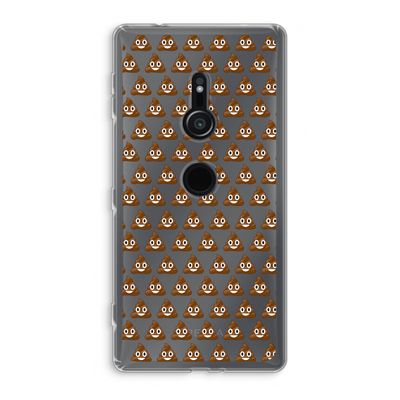 Poop emoji: Sony Xperia XZ2 Transparant Hoesje