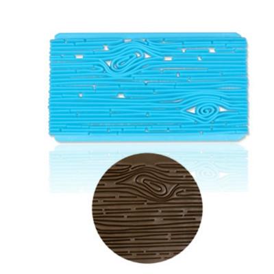 2 PC'S taart fondant gereedschap hartvormige Diamond textuur Plaid Overpass Quyi Seal Printing mal (schors gesneden schimmel 56005)