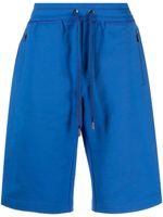 Dolce & Gabbana logo-plaque cotton shorts - Bleu