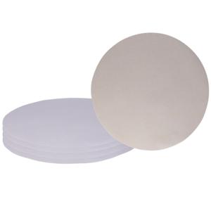 Wicotex Placemats Uni - 8x - grijs - rond 38 cm - anti slip laag - Teflon coating toplaag