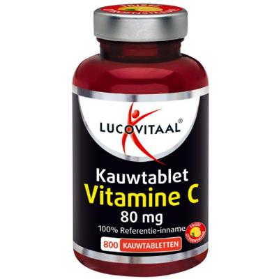 Lucovitaal Vitamine C 80mcg Kauwtablet Citroen 800Tabletten Lucovitaal Vitamine C 80mcg Kauwtablet Citroen 800Tabletten