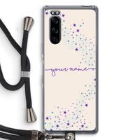 Sterren: Sony Xperia 5 Transparant Hoesje met koord