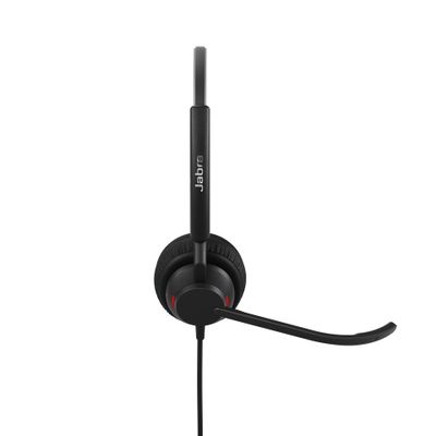 Jabra Engage 40 Over Ear headset Telefoon Kabel Stereo Zwart Ruisonderdrukking (microfoon) Volumeregeling