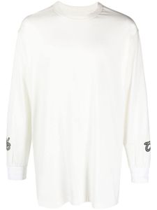 Y-3 t-shirt à logo floqué - Blanc