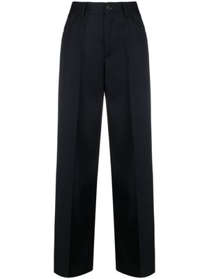 Jil Sander pantalon à coupe droite - Bleu