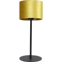Masterlight Zwarte tafellampVenus met okergele lampenkap - 4470-05-11-30