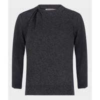 Esqualo - Grijs | Dames | Trui | Grijs | XXL | regular | Kamst mode Esqualo - Grijs | Dames | Trui | Grijs | XXL | regular | Kamst mode