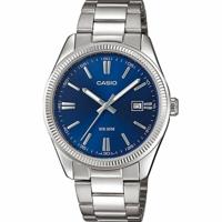 Casio DATE Roestvrij staal Analoog Kwarts Zilverkleurig (Ø 38,5 mm) Heren horloge