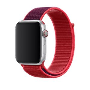 Apple origineel Sport Loop Apple Watch 42mm / 44mm / 45mm / 49mm (PRODUCT) Red 2nd Gen - MXHW2ZM/A