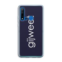 Gijweet: Huawei P20 Lite (2019) Transparant Hoesje