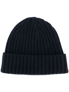 N.Peal chunky ribbed hat - Bleu