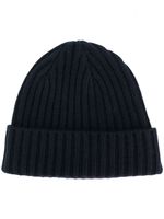 N.Peal chunky ribbed hat - Bleu - thumbnail