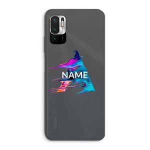 Abstract Spectrum: Xiaomi Redmi Note 10 5G Transparant Hoesje