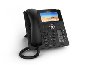 SNOM D785 Prof. Business Phone schwarz Vaste VoIP-telefoon Bluetooth, PoE Kleurendisplay Zwart