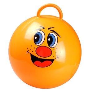 Oranje skippybal lach, O 55 cm