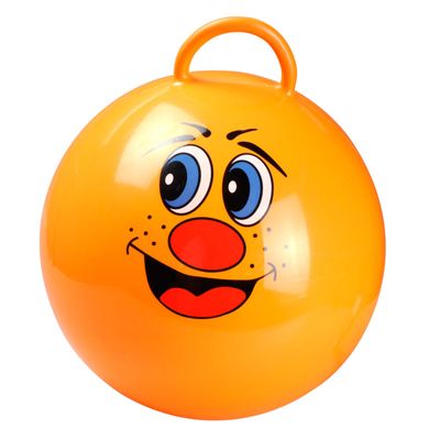 Oranje skippybal lach, O 55 cm