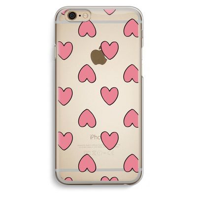 Ondersteboven verliefd: iPhone 6 / 6S Transparant Hoesje