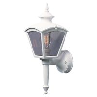 Klassieke buitenlamp voor tegen de muur in het wit
