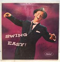 Frank Sinatra Gesigneerde 10 Inch Plaat Swing Easy