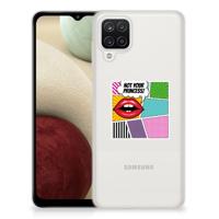 Samsung Galaxy A12 | Sillicone Back Cover | Popart Princess