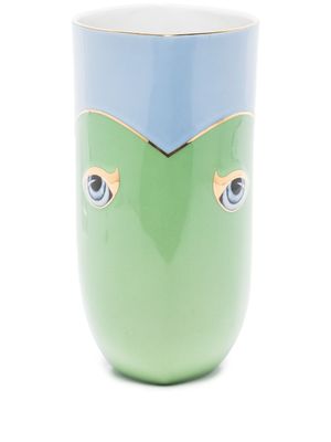 L'Objet x Lito vase bicolore - Bleu