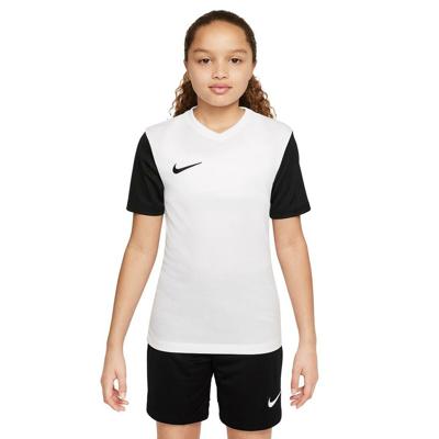 T-Shirt met Korte Mouwen voor kinderen Nike TIEMPO PREMIER 2 TEE DH8389 100 Wit - Maat: 16 jaar
