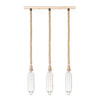 Home sweet home touw hanglamp Leonardo 3L Tube - helder