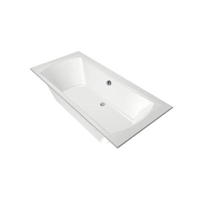 Xenz Robijn Duobad - 190x90x48 - afvoer Midden - acryl - wit 6988-01