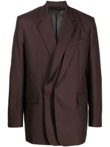 SONGZIO blazer à design superposé - Marron