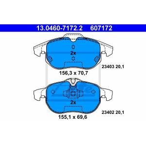 Ate Remblokset 13.0460-7172.2