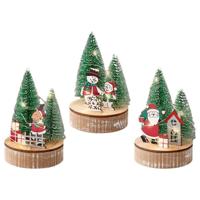 Decoratieve figuren Lumineo Kerstmis Ø 8 x 12 cm