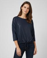 Elvira Casuals Top Britt E1 26-015 T-shirt Korte Mouw 100 Navy