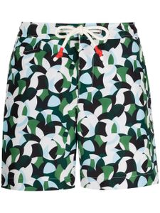 Orlebar Brown short de bain à motif géométrique - Vert