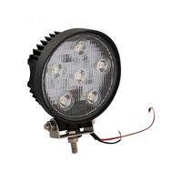 Trailergear werklamp 6 leds, 18 watt 12-24 volt.