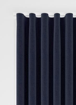 Orkney gordijn - Blauw met Wave plooi