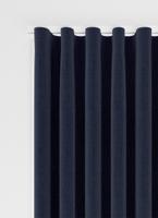 Orkney gordijn - Blauw met Wave plooi