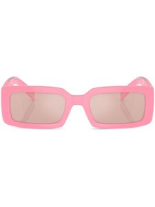 Dolce & Gabbana Eyewear lunettes de soleil à monture rectangulaire - Rose