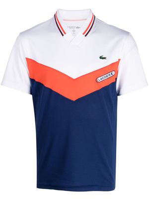 Lacoste chemise à patch logo - Blanc