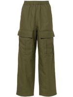 Acne Studios pantalon droit à poches cargo - Vert