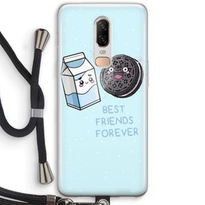 Best Friend Forever: OnePlus 6 Transparant Hoesje met koord