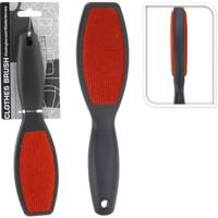 Basic Kledingborstel 24.5 cm rood/zwart