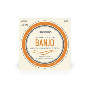 D&apos;Addario EJ63i Nickel Medium 12-36 snaren voor Ierse tenor banjo