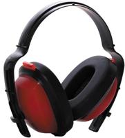 Enzo gehoorkap rood, met hoofdbeugel, snr 25 - 32826000 - 32826000